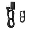 Baseus GaN3 Pro szybka ładowarka sieciowa GaN 2 x USB Typ C / 2 x USB 65W PD, QC4.0+, AFC, PPS + kabel USB Typ C - USB Typ C 1m 
